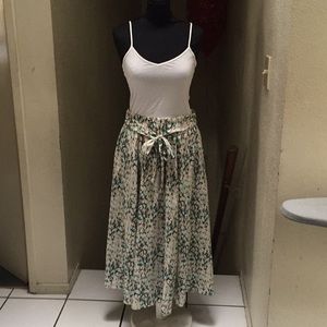 H&M Floral A-Line Skirt